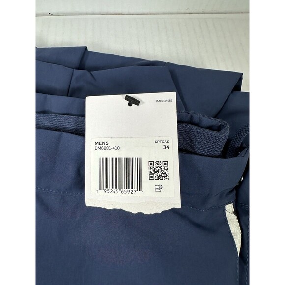 Size 34 Mens Nike Sportswear Style Essentials Utility Pants Navy Blue DM6681-410 - Picture 4 of 4